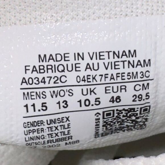 Converse Chuck Taylor All Star Construct High "Tidepool" A03472C Men's 11.5 - Picture 10 of 11